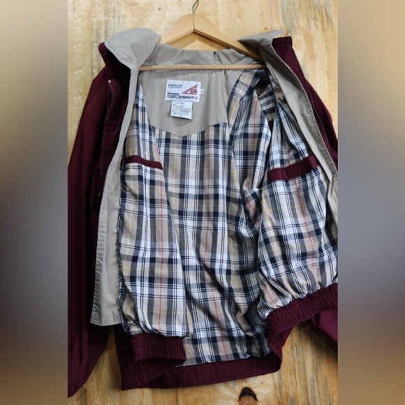 Fleet Pro Celebrity Team Sports Maroon Vintage Jacket Men’s XL - Picture 7 of 8